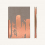 Signature Paint Art Plain Notebook - A5, Copper