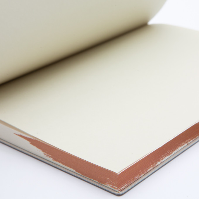Signature Paint Art Plain Notebook - A5, Silver