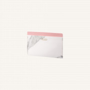 Marble Card Pocket - Pink