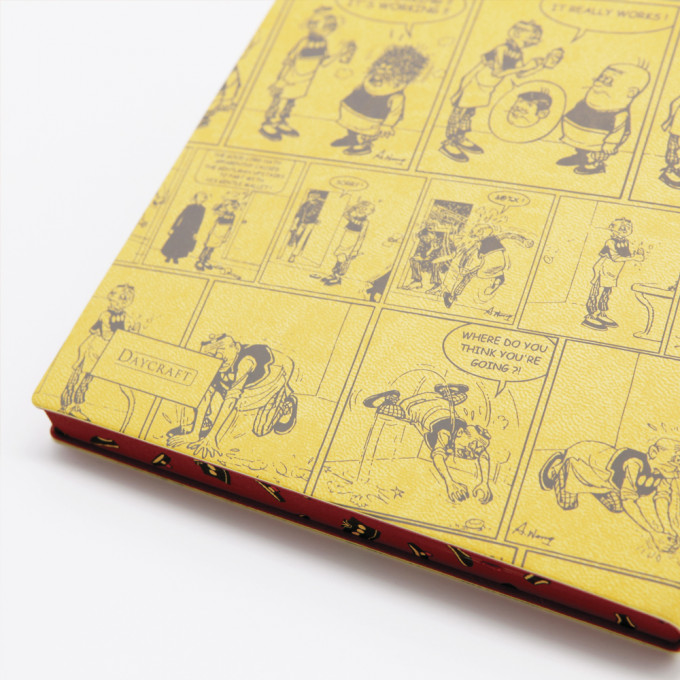 Signature Lined Notebook Old Master Q Edition - A5, Classic Comic