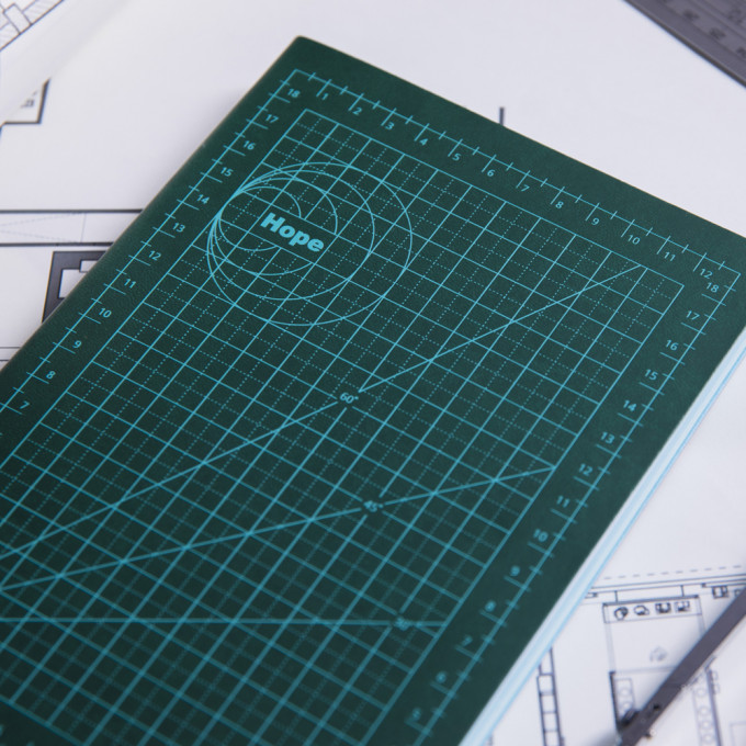 Signature Mathematical Grids Grid Notebook - A5, Hope