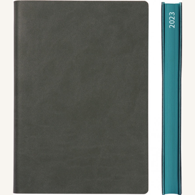 2024 Signature Diary – A5, Grey, English version
