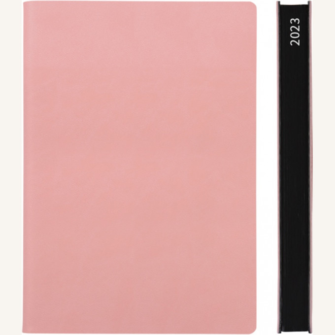 2023 Signature Diary – A5, Pink, English version