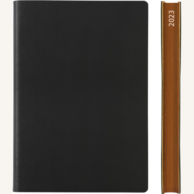 2023 Signature Diary – A5, Black, English version