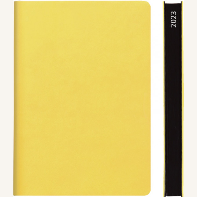 2024 Signature Diary – A5, Yellow, English version