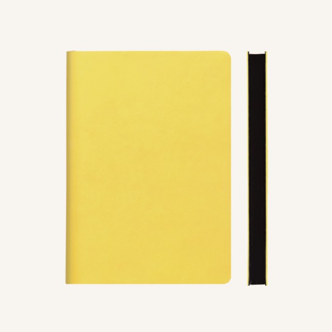 Signature Lined Notebook – A5, Yellow
