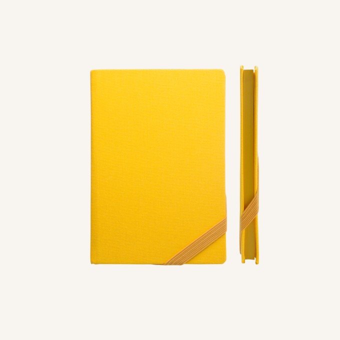 Make My Day Lined Notebook – A6, Yellow