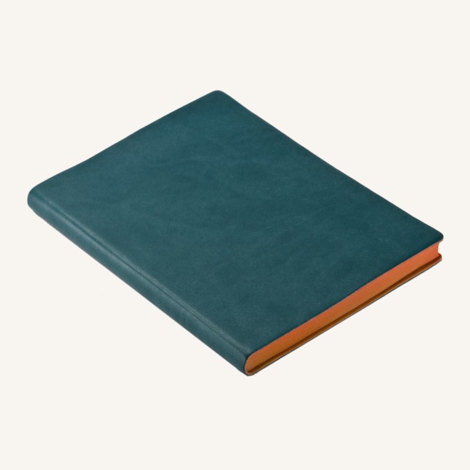 Signature Plain Notebook – A6, Green