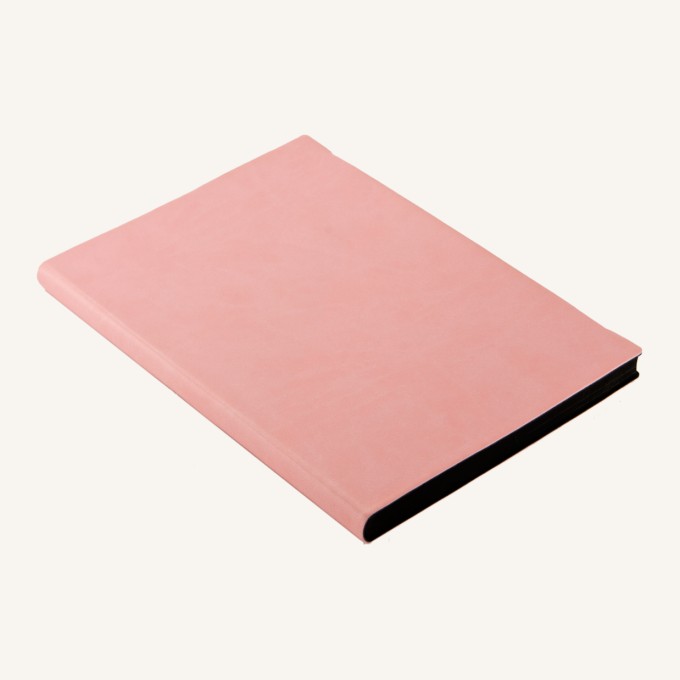 Signature Plain Notebook – A5, Pink