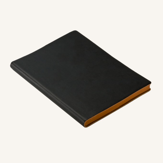 Signature Plain Notebook – A6, Black