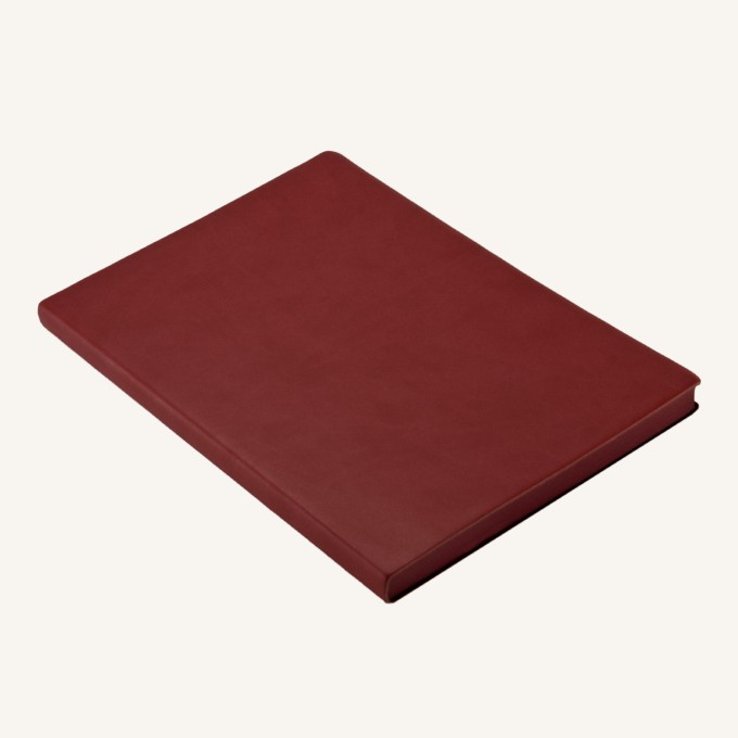 Signature Plain Notebook – A5, Red