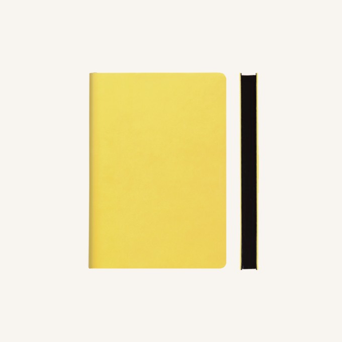 Signature Plain Notebook – A6, Yellow