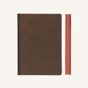 Signature Plain Notebook – A5, Brown