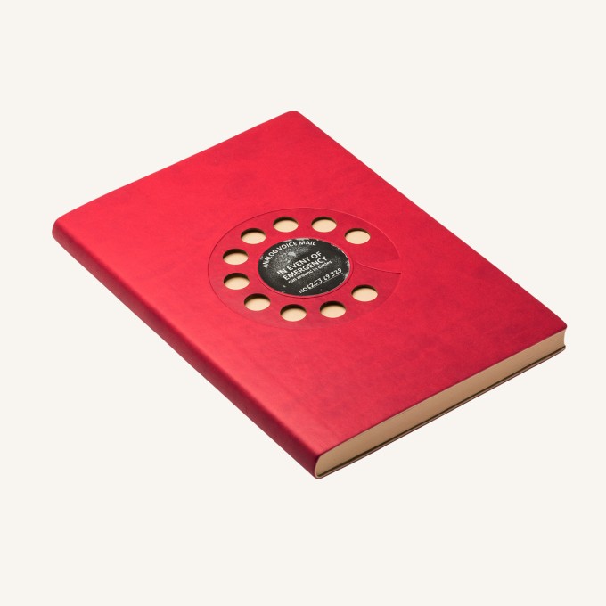 Signature Retro Plain Notebook  – A5, Rotary