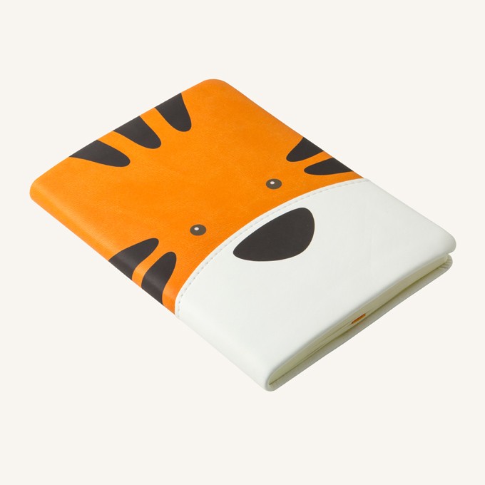 Animal Pals Lined Notebook – A6, Tiger