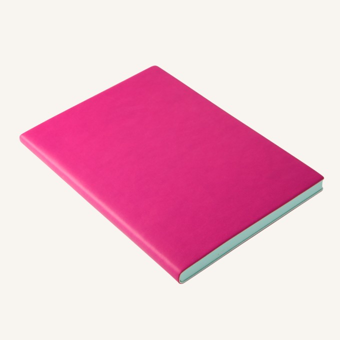Signature Lined Notebook – A5, Magenta
