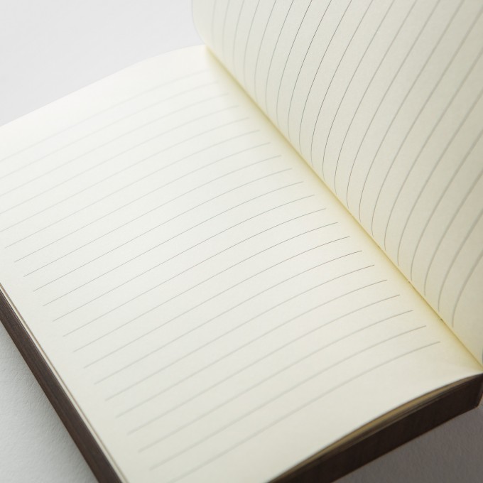 Slab Lined Notebook – A6, Mahogany