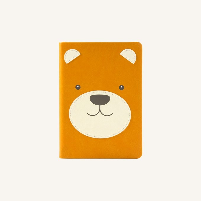 Animal Pals Lined Notebook – A6, Bear