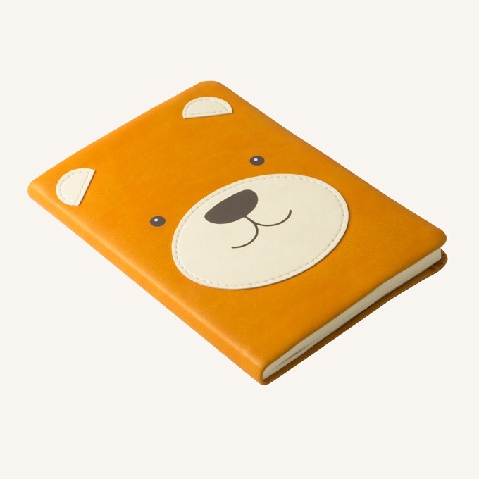 Animal Pals Lined Notebook – A6, Bear