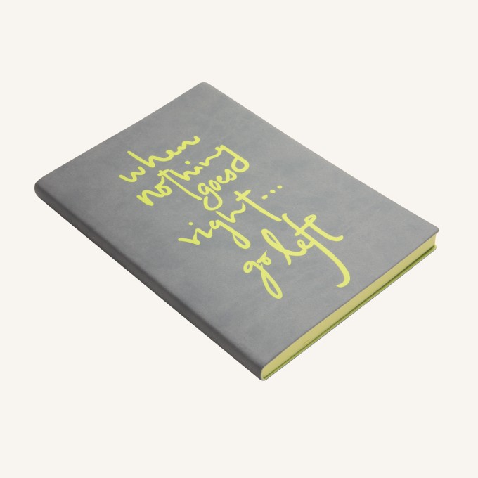 Signature Inspiro Lined Notebook – A5, Grey