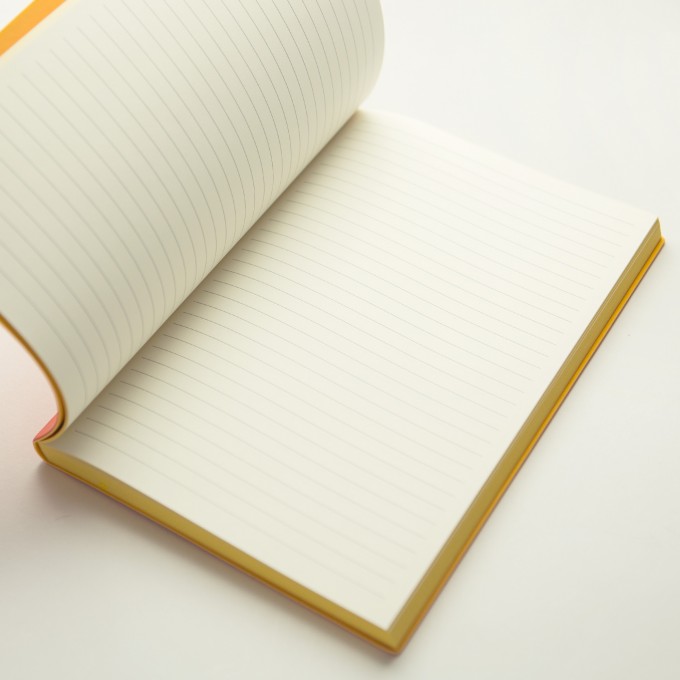 Signature Inspiro Lined Notebook – A5, Orange