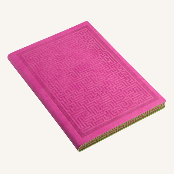 Signature Amazer Lined Notebook – A5, Pink