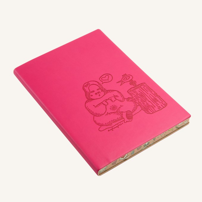 Animaland Plain Notebook  – A5, Gorilla
