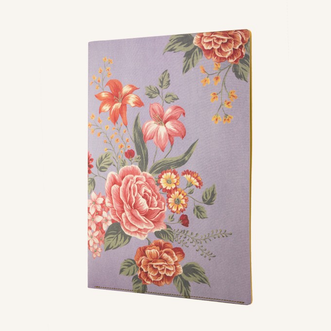 Flower Wow A4 Folder – Mauve