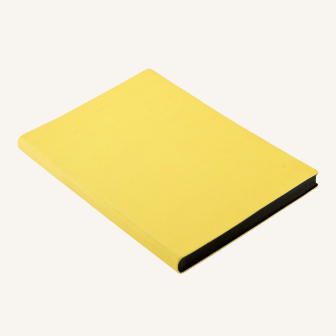 Signature Grid Notebook – A5, Yellow