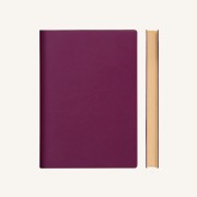 Signature Grid Notebook – A5, Purple