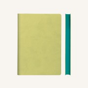 Signature Grid Notebook – A5, Light Green