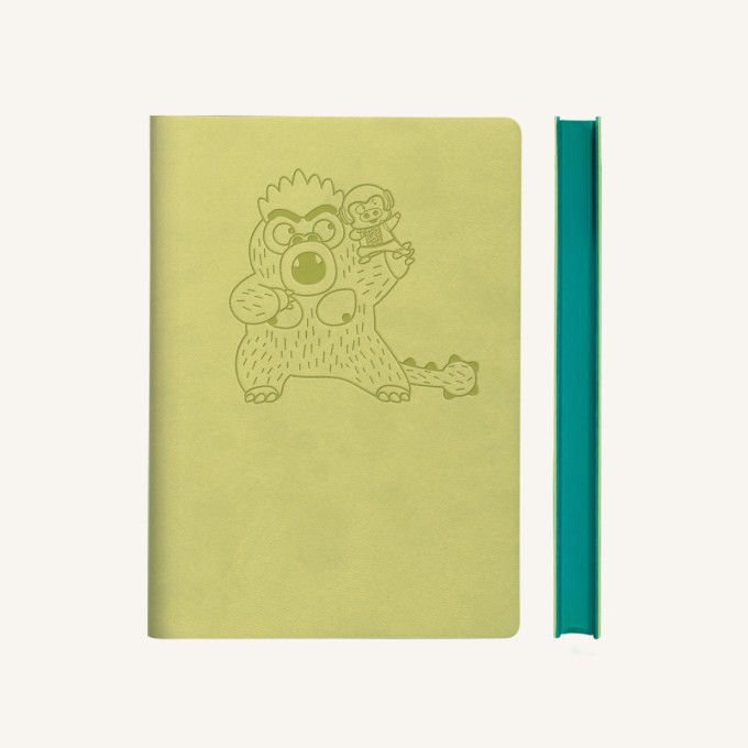 Signature "McDull" Movie Edition Lined Notebook - A5, Light Green