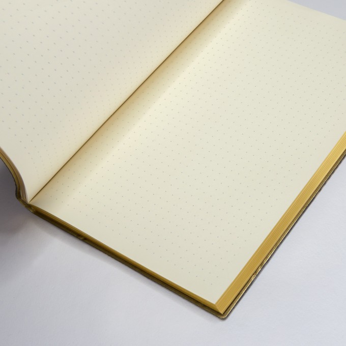 Signature Art Deco Dotted Notebook - A5, Pyramid