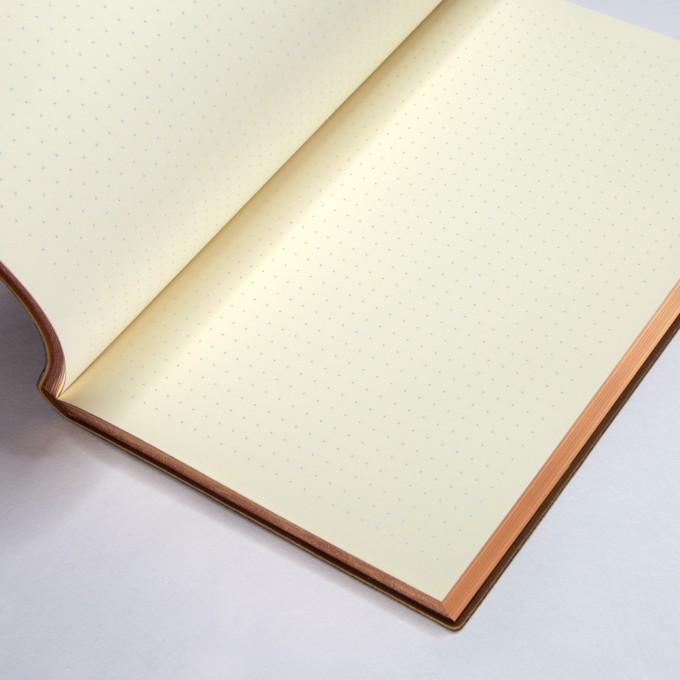 Signature Art Deco Dotted Notebook - A5, Weave